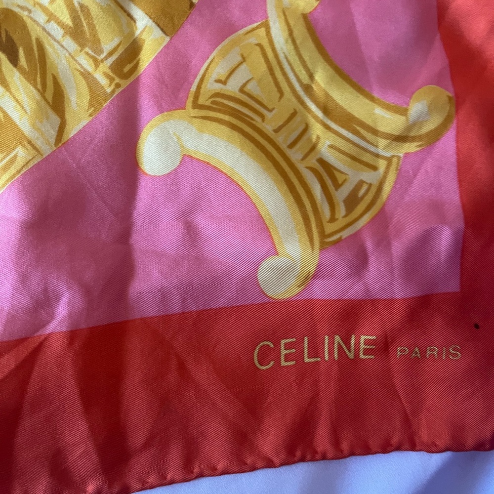 Celine silk scarf - Picture 7 of 7